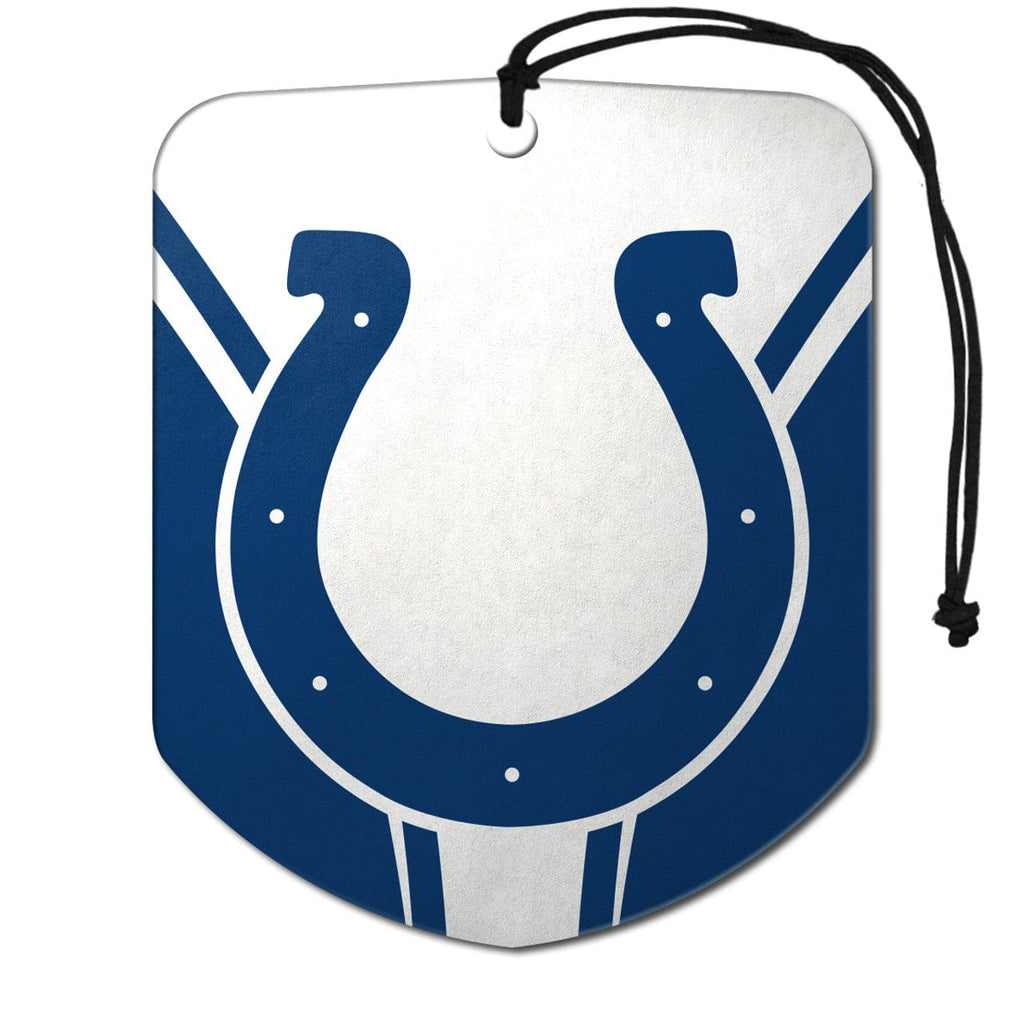 Air Fresheners Indianapolis Colts Air Freshener Shield Design 2 Pack 681620554137