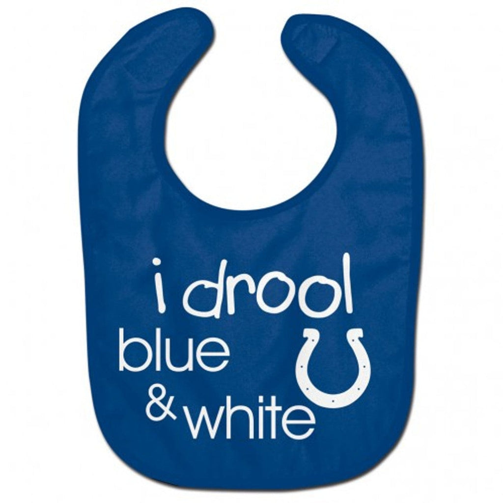 Baby Bib Indianapolis Colts Baby Bib All Pro Style I Drool Design 099606196286