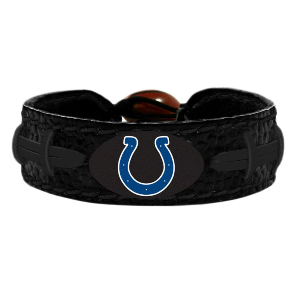 Indianapolis Colts Indianapolis Colts Bracelet Team Color Tonal Black Football CO 637057056928