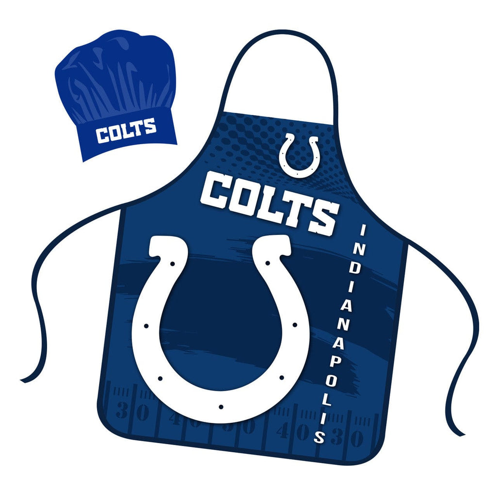 Chef Hat and Apron Sets Indianapolis Colts Chef Hat and Apron Set 194688000268