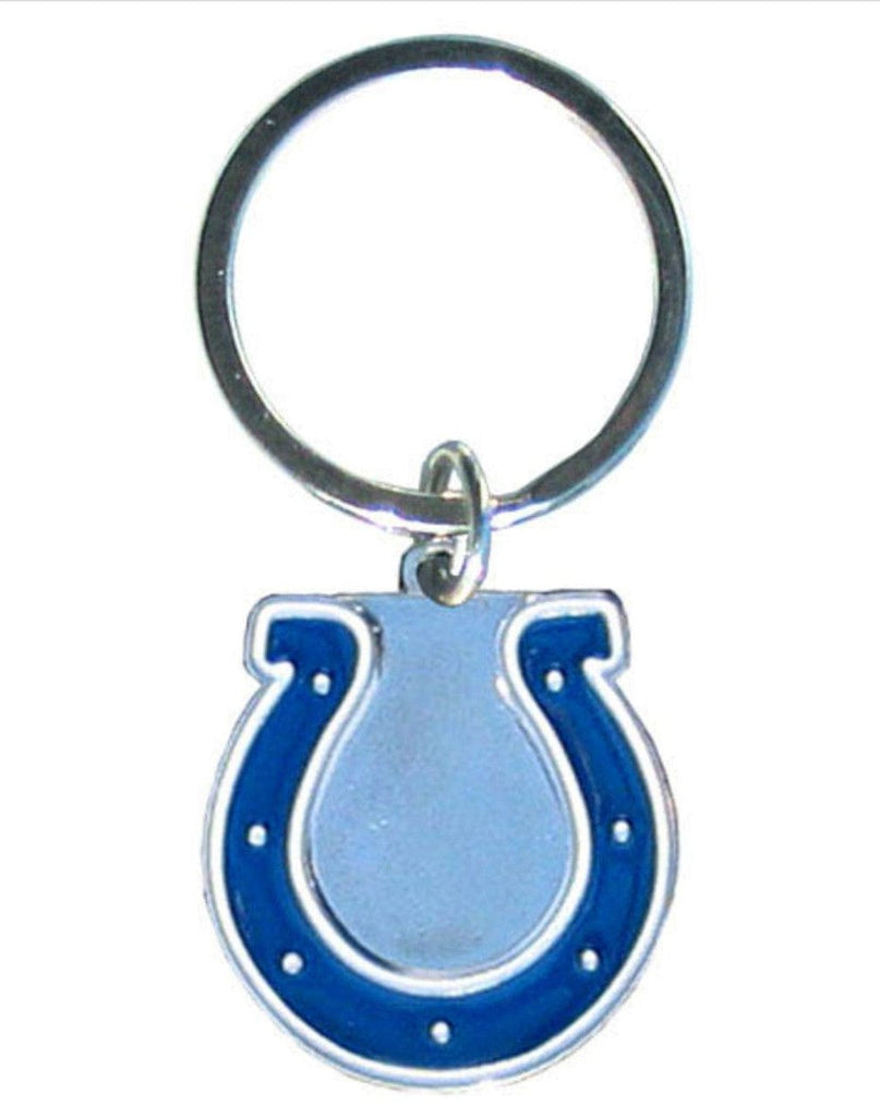 Keychain Logo Cut Style Indianapolis Colts Chrome Logo Cut Keychain 754603253317
