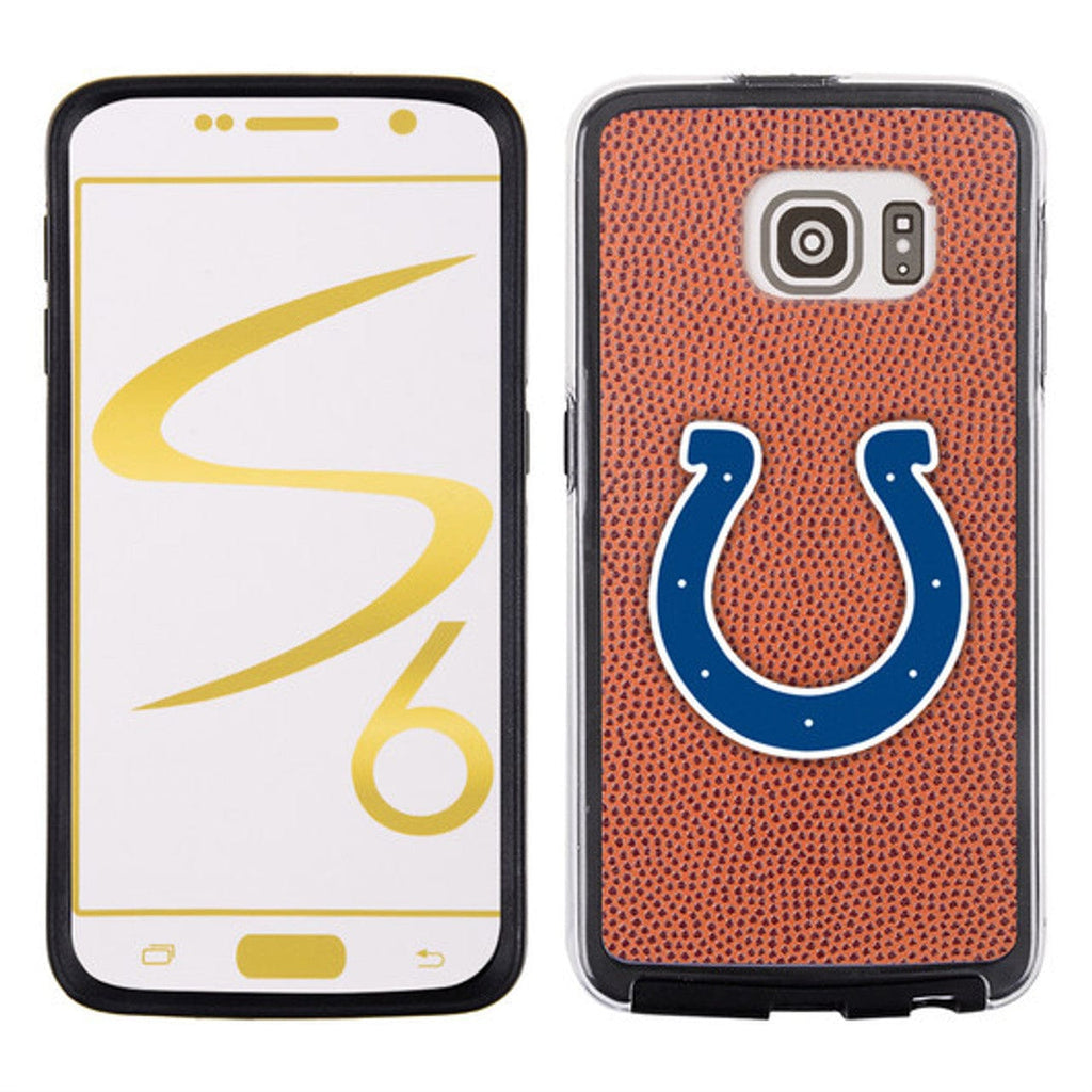 Phone Case Samsung Galaxy S6 Indianapolis Colts Classic NFL Football Pebble Grain Feel Samsung Galaxy S6 Case - 637057007142