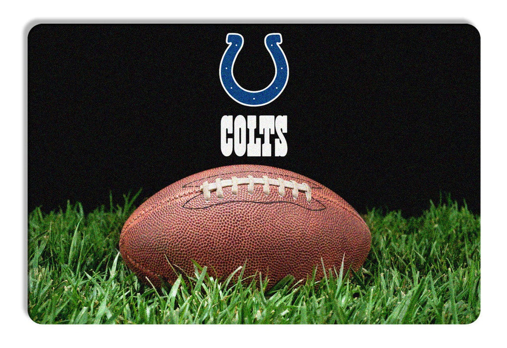 Pet Fan Gear Bowl Mat Indianapolis Colts Classic NFL Football Pet Bowl Mat - L 844214071216