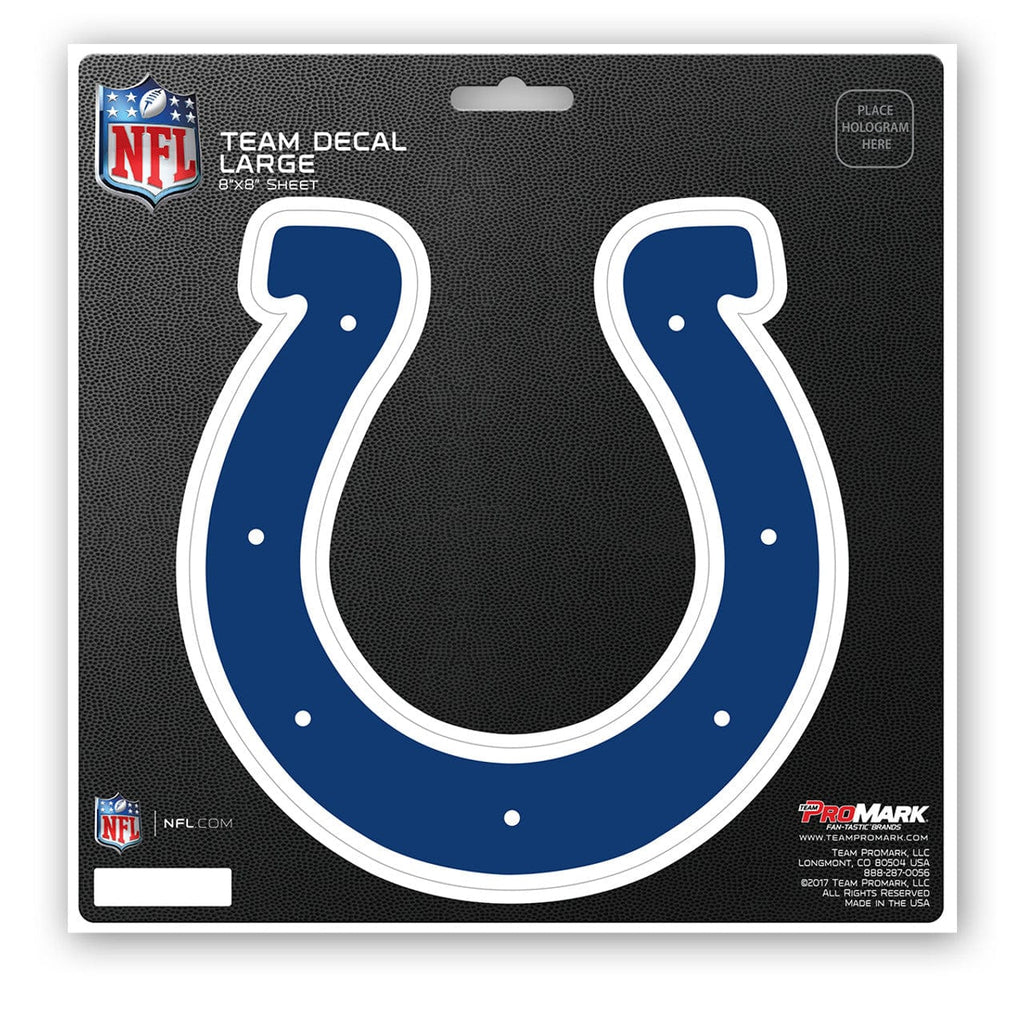 Decal 8x8 Die Cut Indianapolis Colts Decal 8x8 Die Cut 681620292138