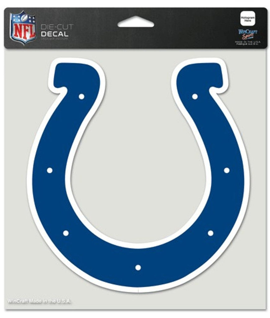 Decal 8x8 Perfect Cut Color Indianapolis Colts Decal 8x8 Die Cut Color 032085807915
