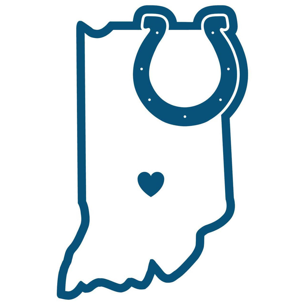Decal Home State Pride Style Indianapolis Colts Decal Home State Pride 754603668180