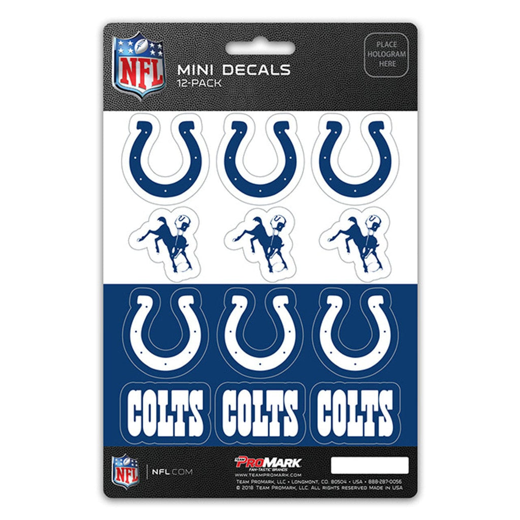 Decal Set Mini 12 Pack Indianapolis Colts Decal Set Mini 12 Pack 681620911138