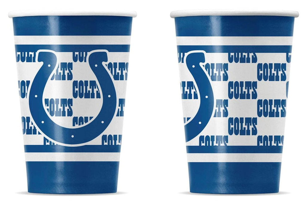 Paper Cups Disposable Indianapolis Colts Disposable Paper Cups 094131060385