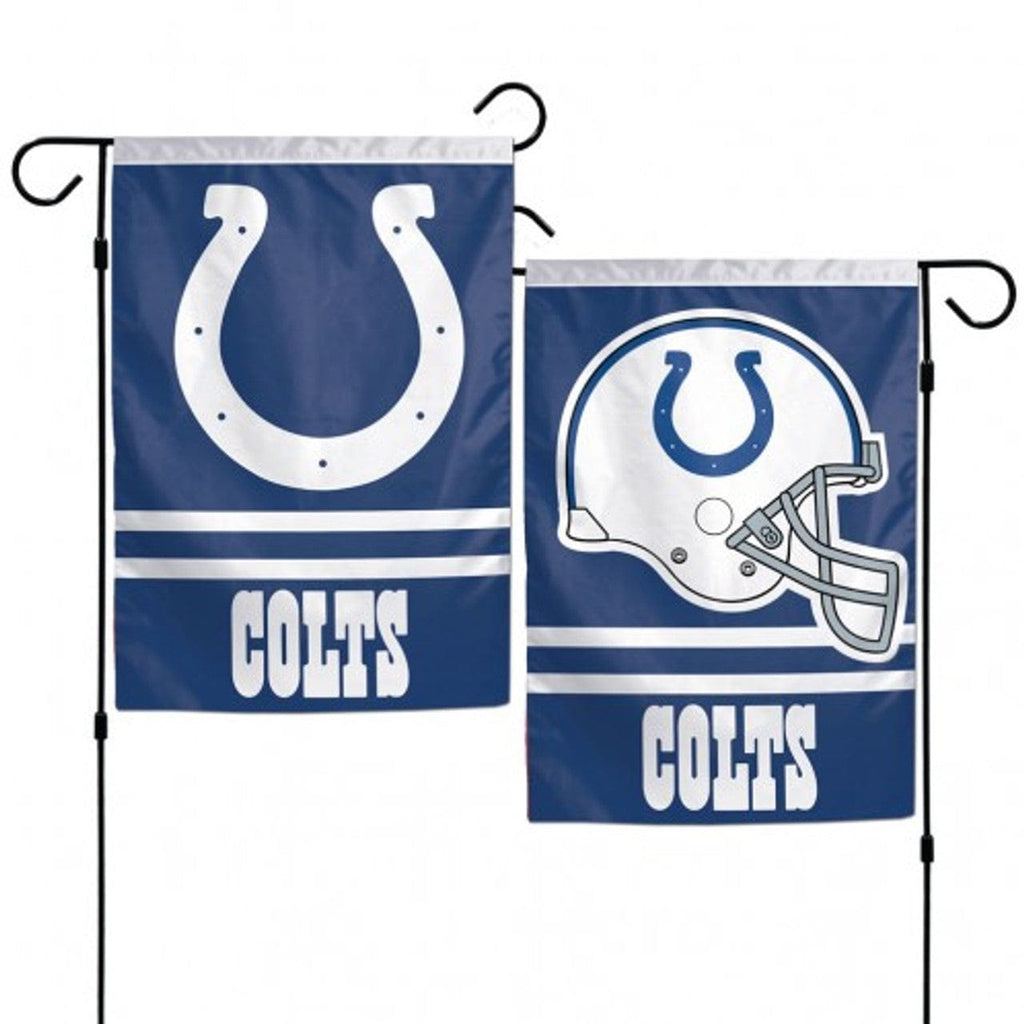 Flags 12x18 Indianapolis Colts Flag 12x18 Garden Style 2 Sided 032085083708