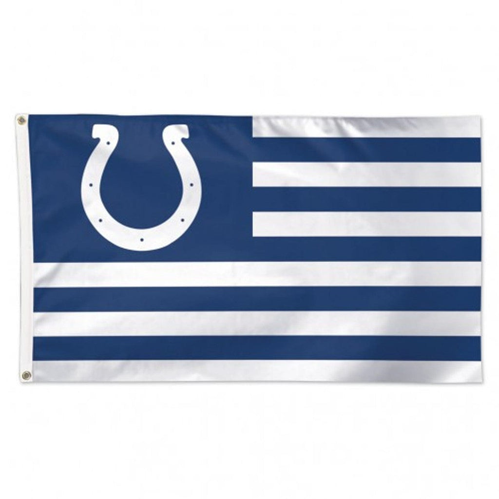 Flag 3x5 Indianapolis Colts Flag 3x5 Deluxe Americana Design 032085672476
