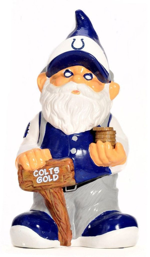 Indianapolis Colts Indianapolis Colts Garden Gnome - Coin Bank CO 681329984921