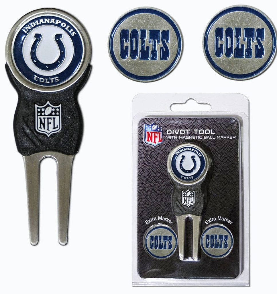 Golf Divot Tool with 3 Markers Indianapolis Colts Golf Divot Tool with 3 Markers 637556312457