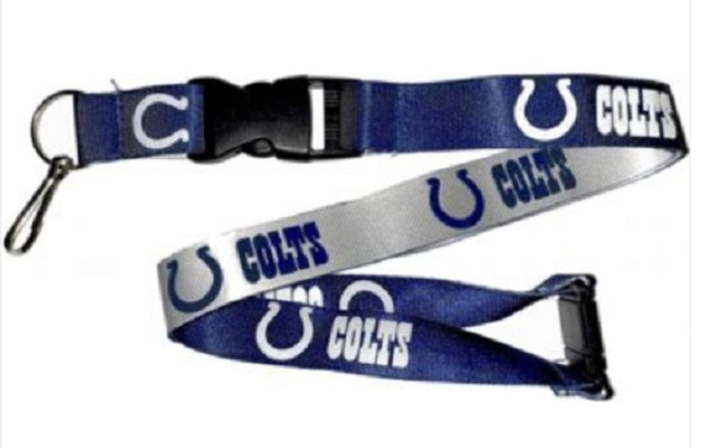 Lanyard Reversible Indianapolis Colts Lanyard Reversible Blue and White 763264011723