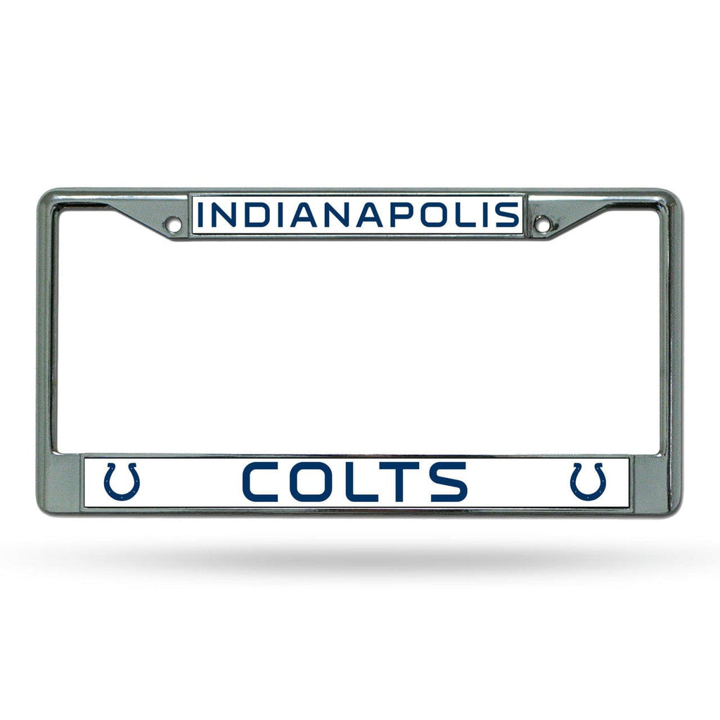 License Frame Chrome Indianapolis Colts License Plate Frame Chrome 094746329150