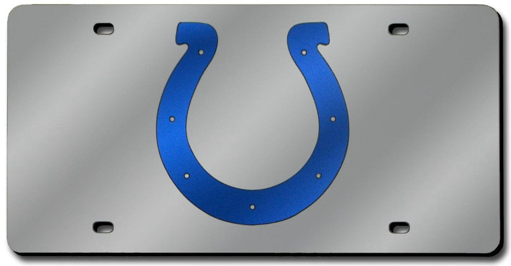 License Plate Laser Cut Indianapolis Colts License Plate Laser Cut Silver 094746138257