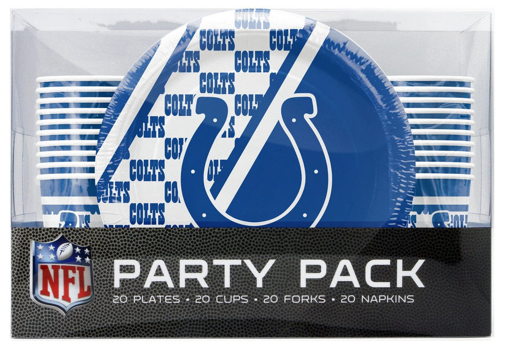 Party Pack 80 Piece Indianapolis Colts Party Pack 80 Piece 094131042596