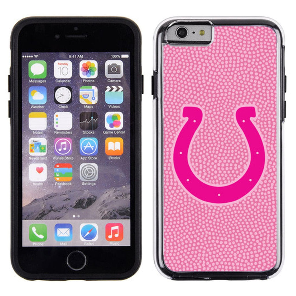 Indianapolis Colts Indianapolis Colts Phone Case Pink Football Pebble Grain Feel iPhone 6 CO 637057001614