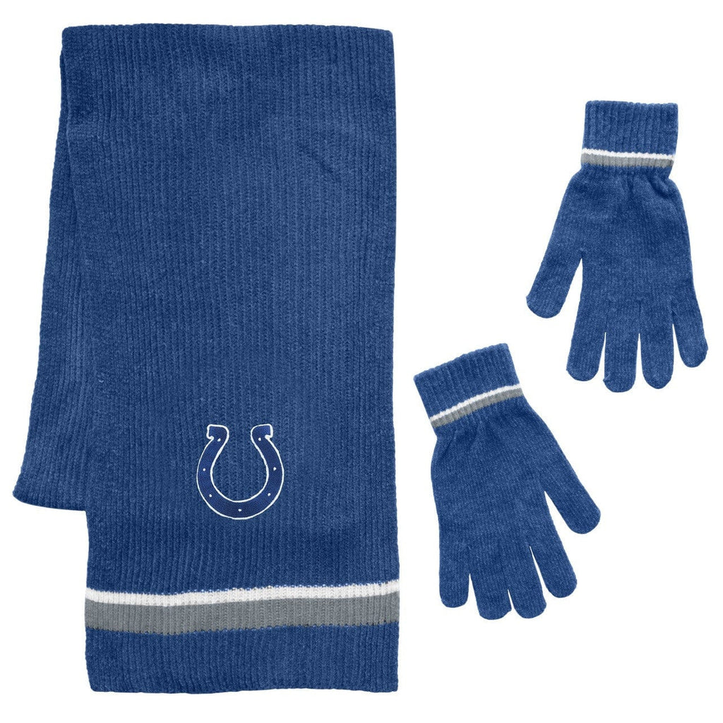 Scarf & Glove Gift Set Chenille Indianapolis Colts Scarf and Glove Gift Set Chenille 686699332969