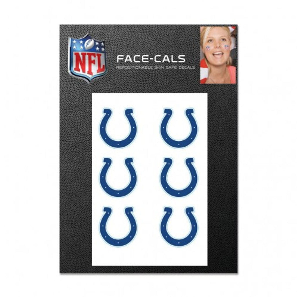 Face Cals Indianapolis Colts Tattoo Face Cals 614934761694