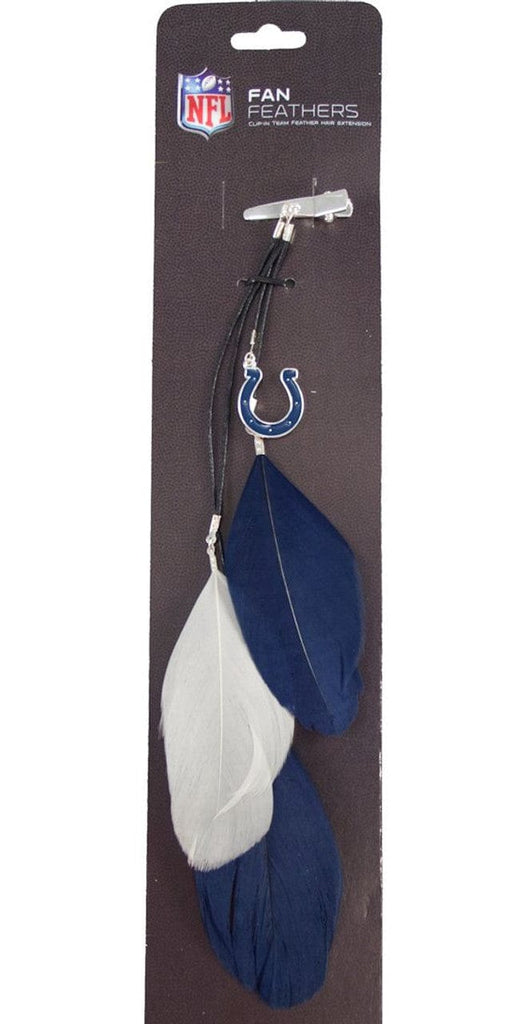 Indianapolis Colts Indianapolis Colts Team Color Feather Hair Clip CO 686699153588