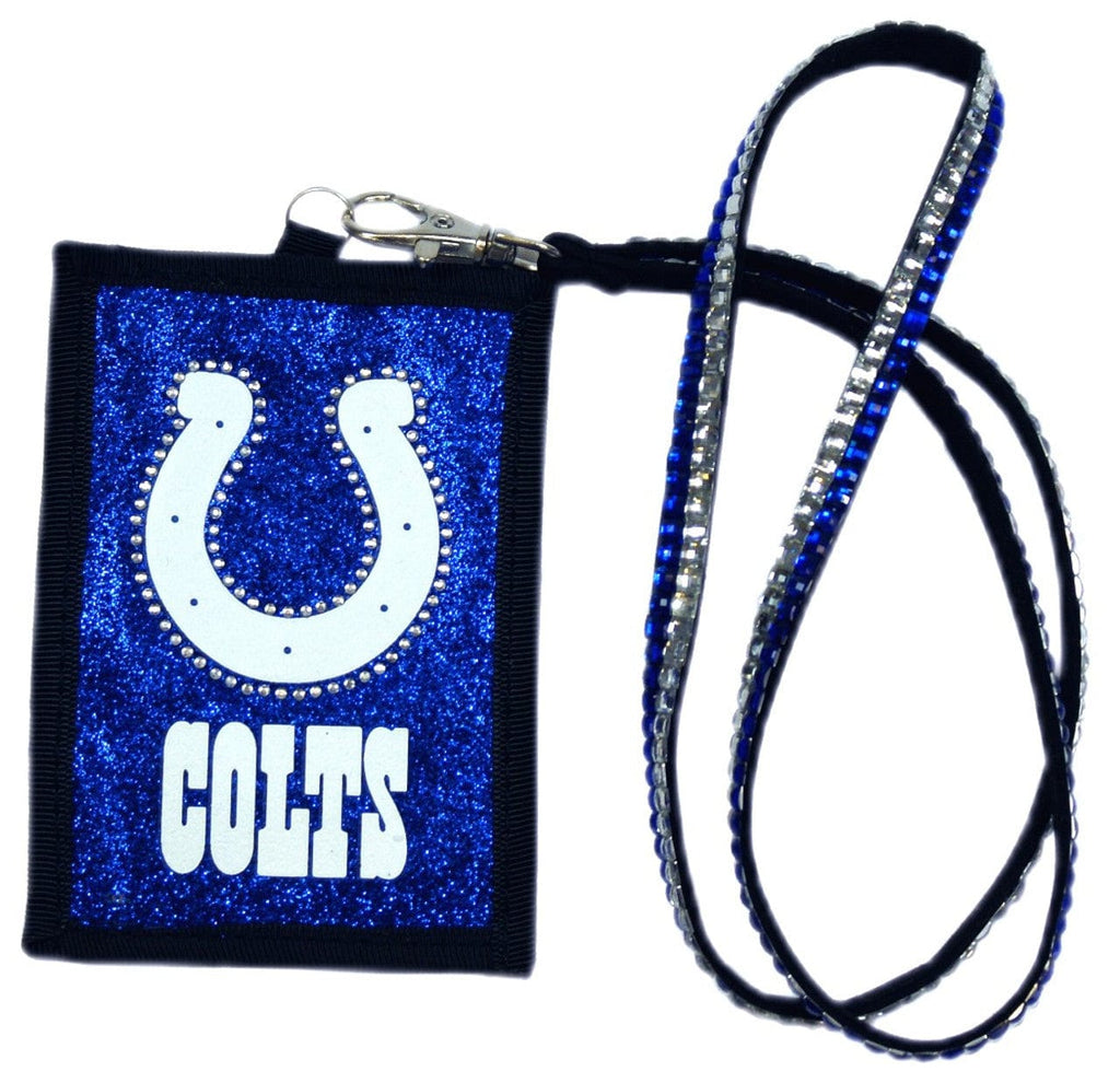 Wallet Beaded Lanyard Style Indianapolis Colts Wallet Beaded Lanyard Style 094746540920