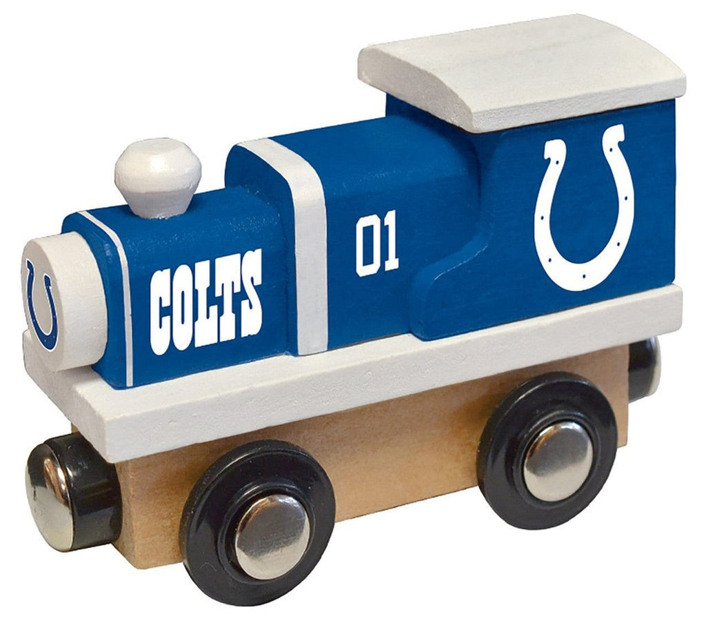 Indianapolis Colts Indianapolis Colts Wooden Toy Train CO 705988415722