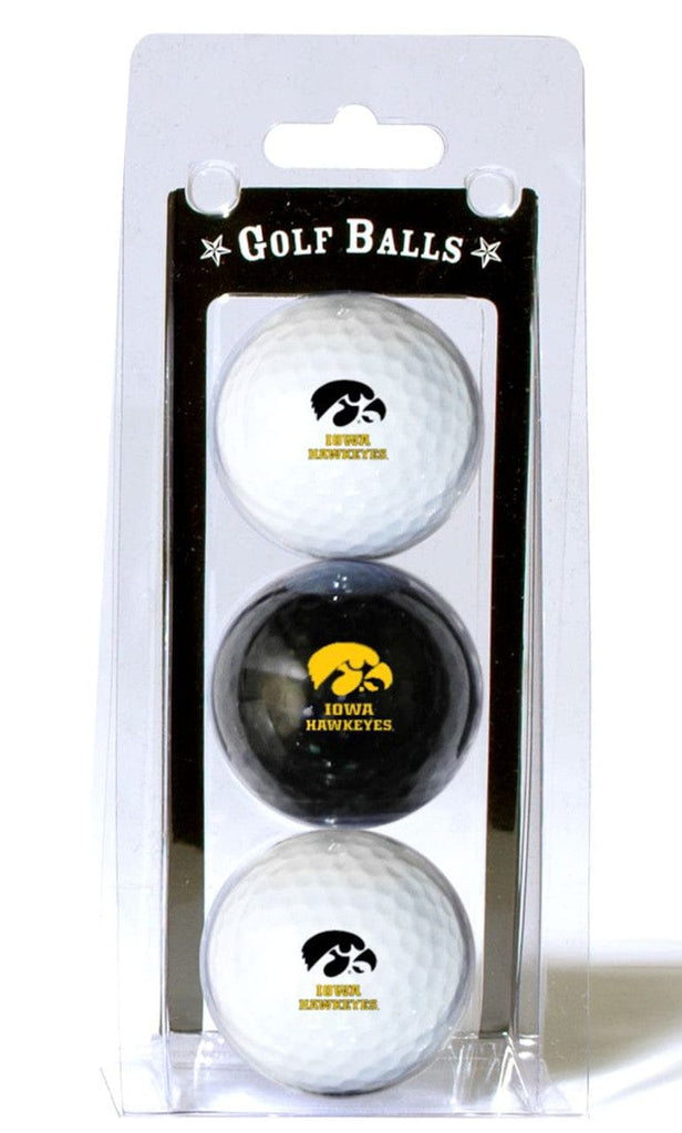 Golf Balls 3 Pack Iowa Hawkeyes 3 Pack of Golf Balls 637556215055