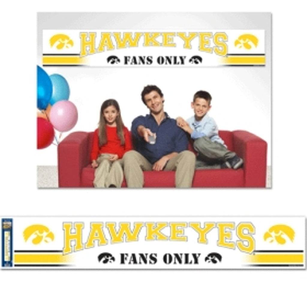 Iowa Hawkeyes Iowa Hawkeyes Banner 12x65 Party Style CO 032085500182