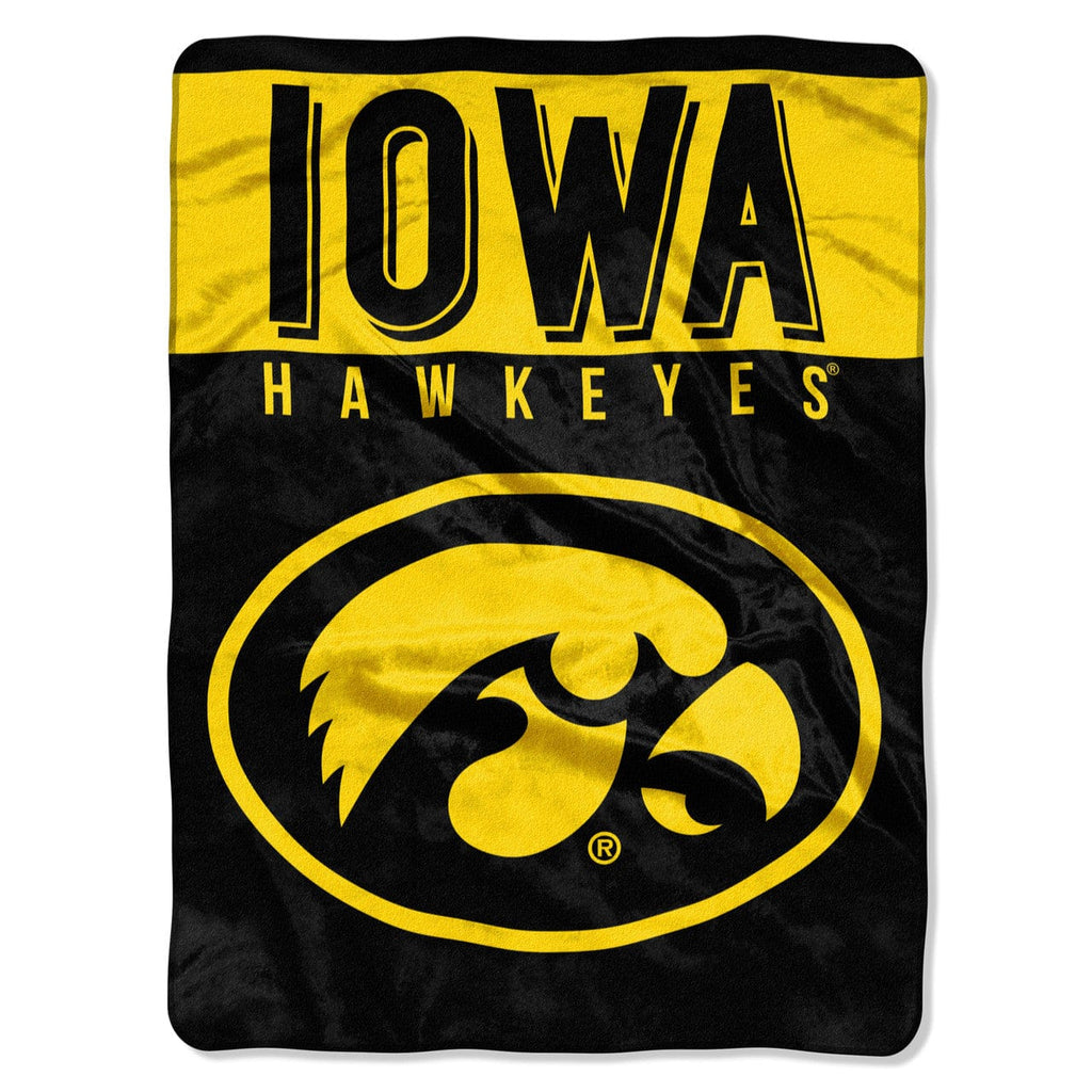 Blankets 60x80 Raschel Iowa Hawkeyes Blanket 60x80 Raschel Basic Design 087918792081