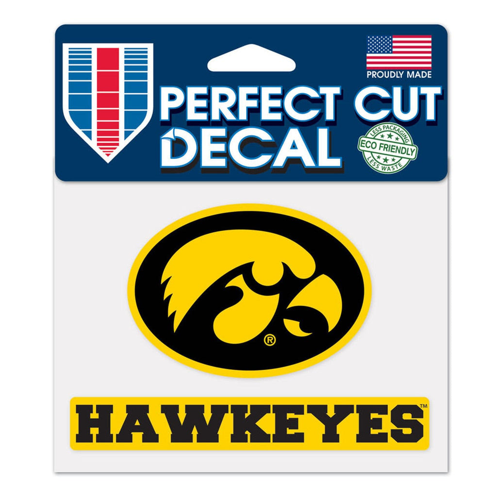 Decal 4.5x5.75 Perfect Cut Color Iowa Hawkeyes Decal 4.5x5.75 Perfect Cut Color 032085366375