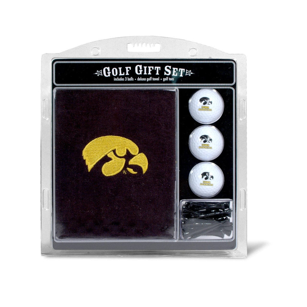 Golf Gift Set with Towel Iowa Hawkeyes Golf Gift Set with Embroidered Towel - Special Order 637556215208