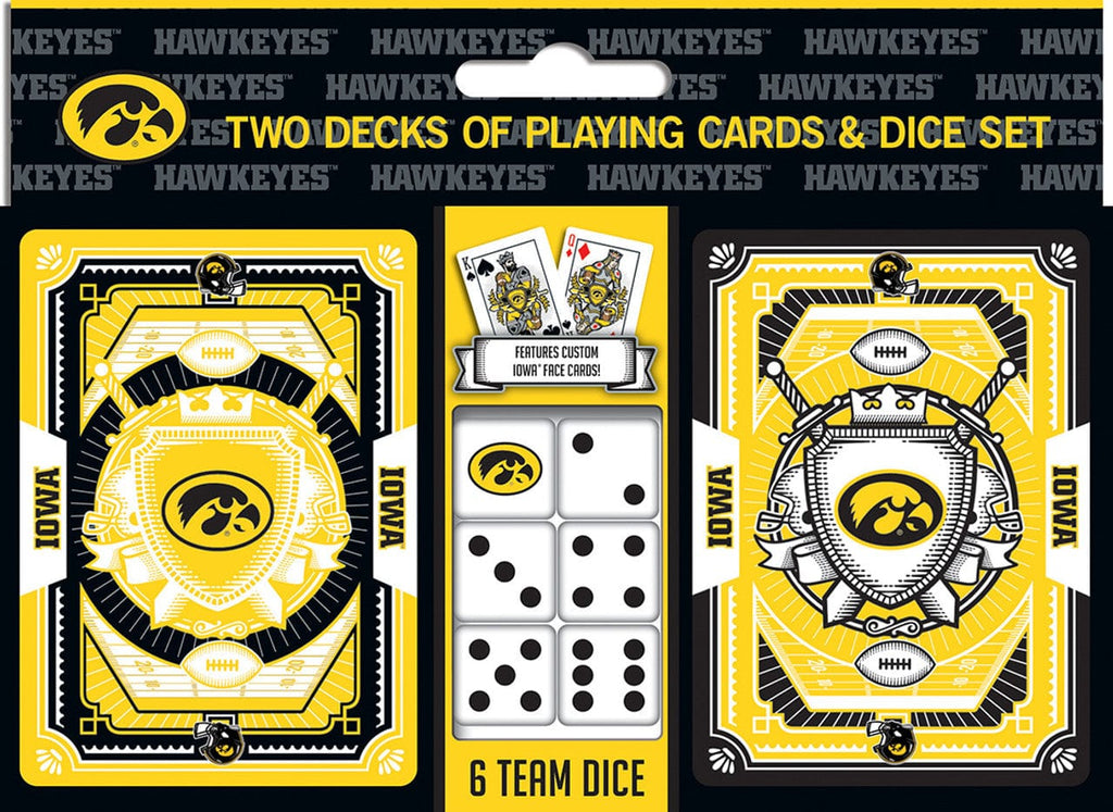 Playing Cards and Dice Set Iowa Hawkeyes Playing Cards and Dice Set 705988013454