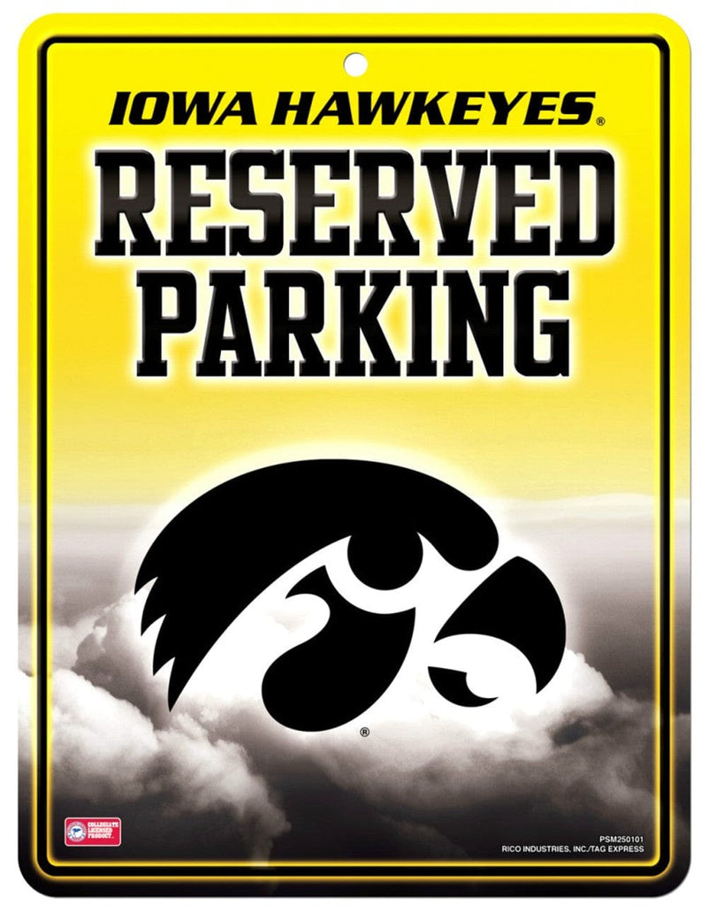 Sign Metal Parking Iowa Hawkeyes Sign Metal Parking 094746653729