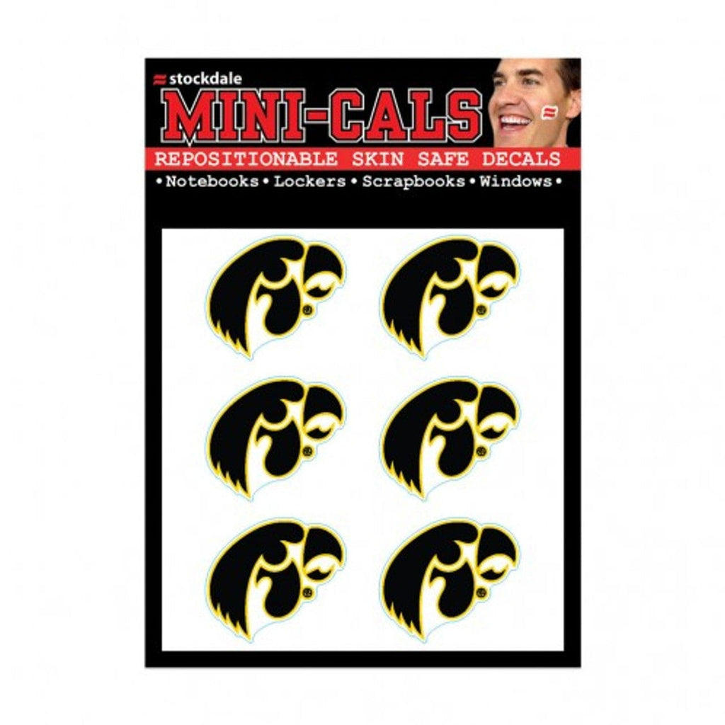 Face Cals Iowa Hawkeyes Tattoo Face Cals 614934017531