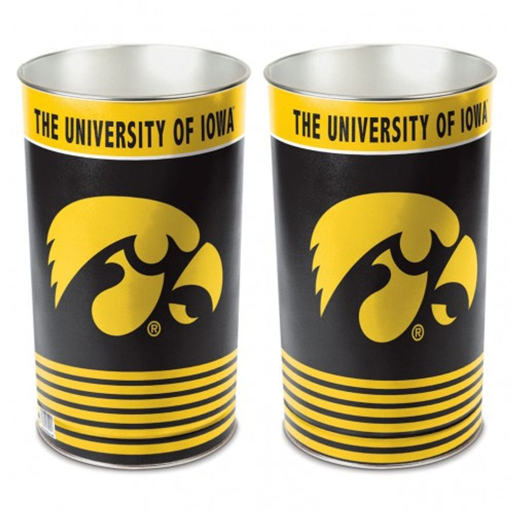 Wastebasket Iowa Hawkeyes Wastebasket 15 Inch 010943811731