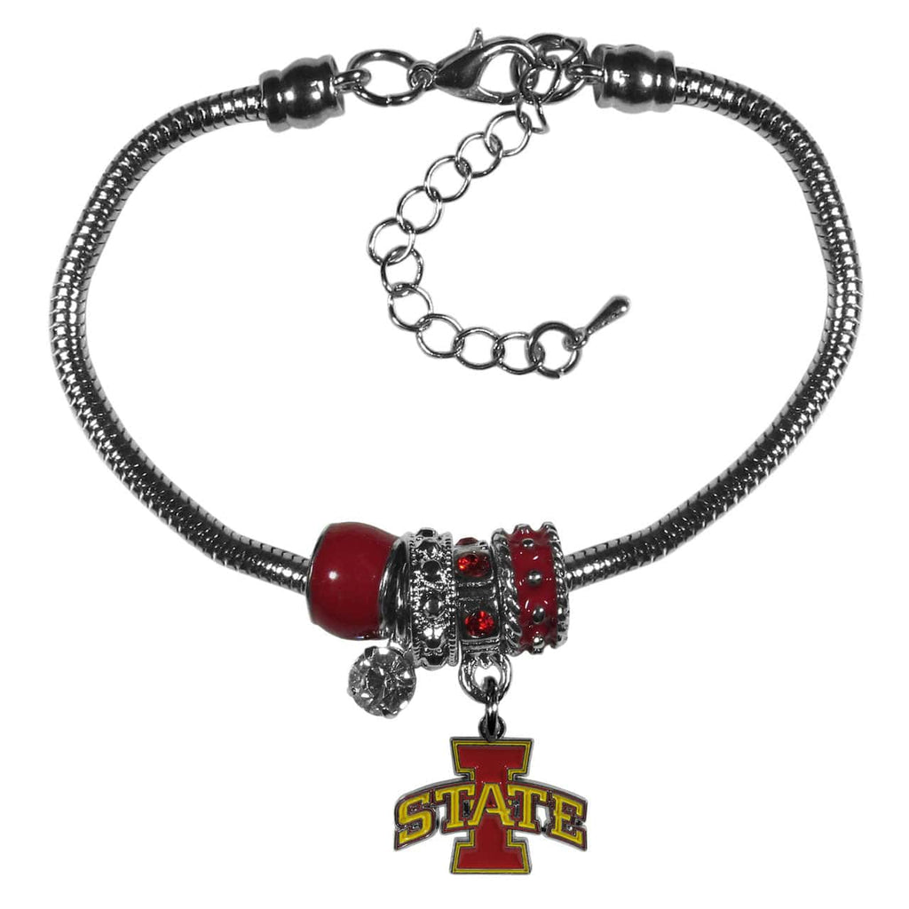 Jewelry Bracelet Euro Bead Iowa State Cyclones Bracelet Euro Bead Style 754603658600