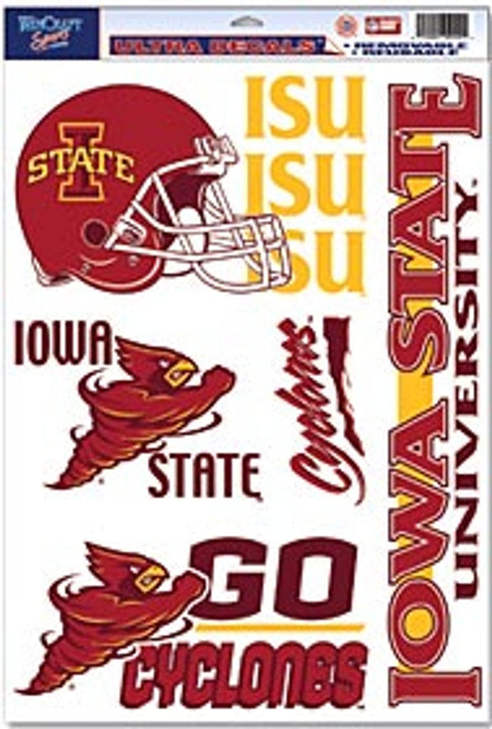 Decal 11x17 Multi Use Iowa State Cyclones Decal 11x17 Ultra - Special Order 032085024282