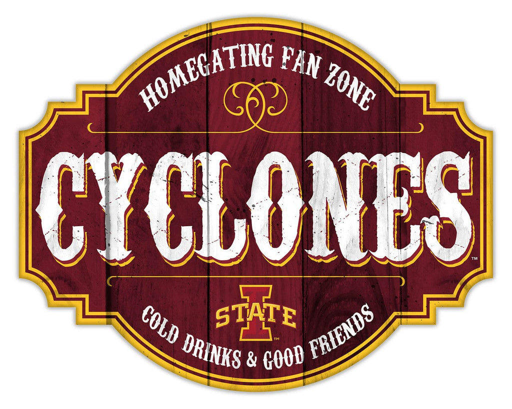 Signs Iowa State Cyclones Sign Wood 12 Inch Homegating Tavern 878461181893