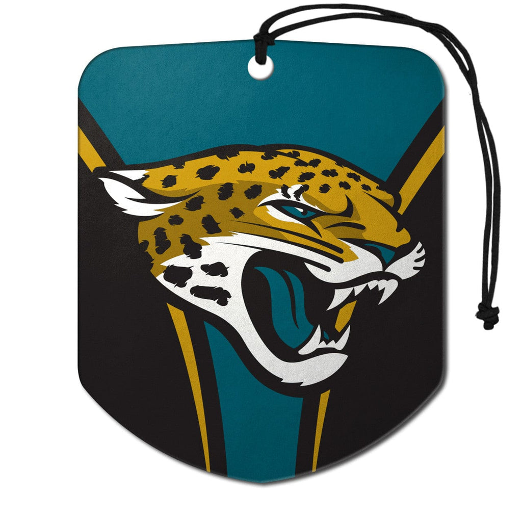 Air Fresheners Jacksonville Jaguars Air Freshener Shield Design 2 Pack 681620554144