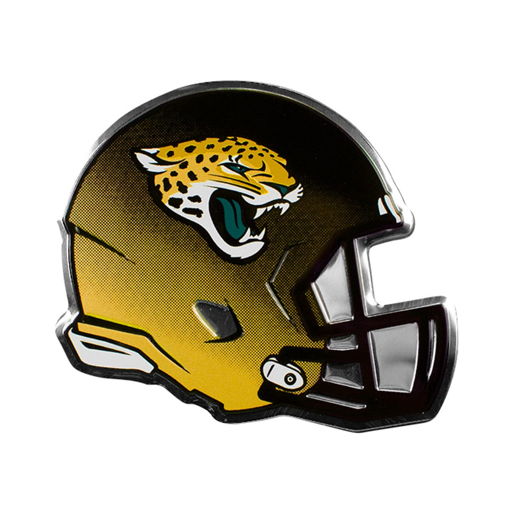 Auto Emblem Color Jacksonville Jaguars Auto Emblem Helmet Design 681620849141