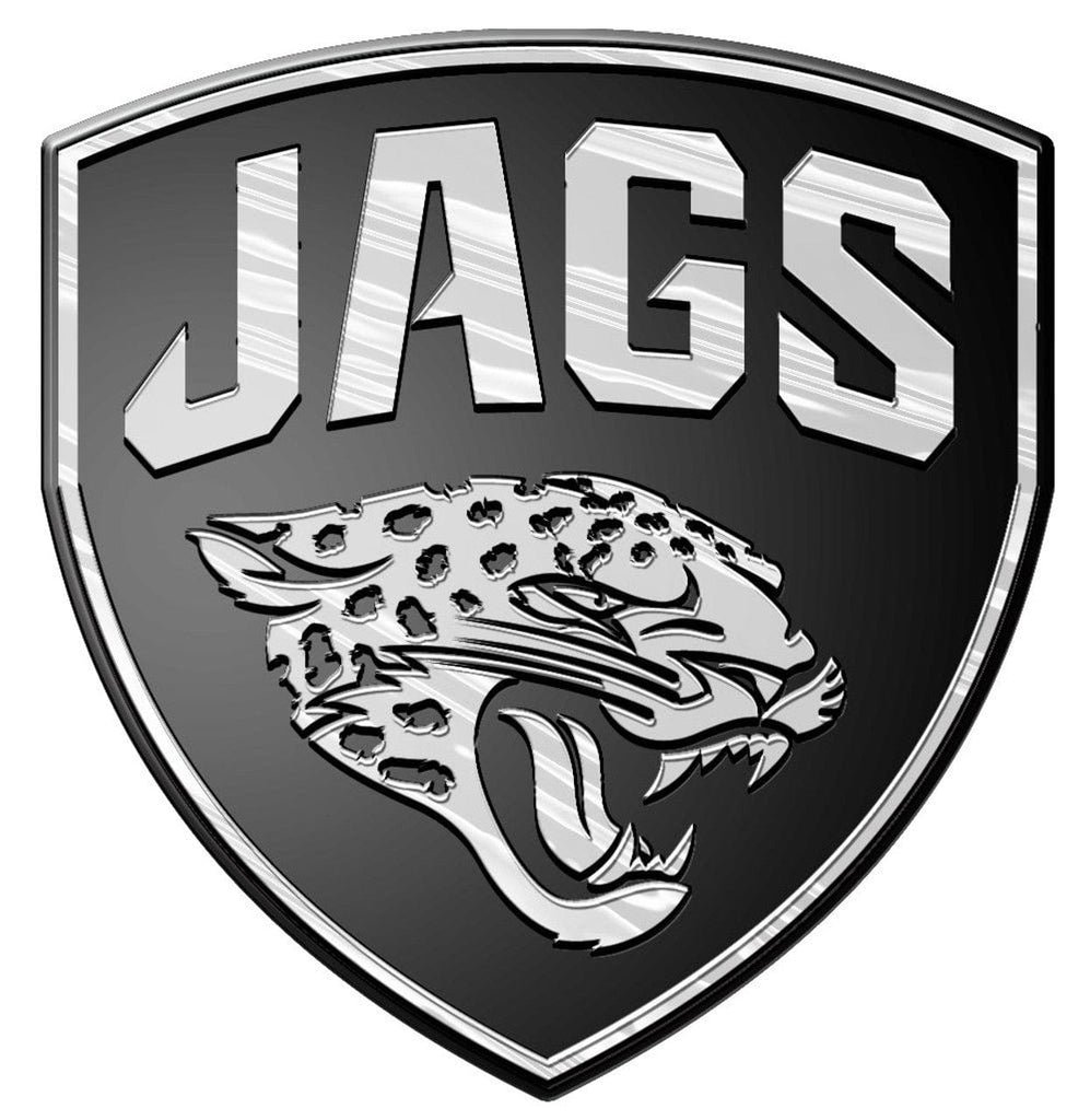 Auto Emblem Chrome Jacksonville Jaguars Auto Emblem - Silver 681620114225