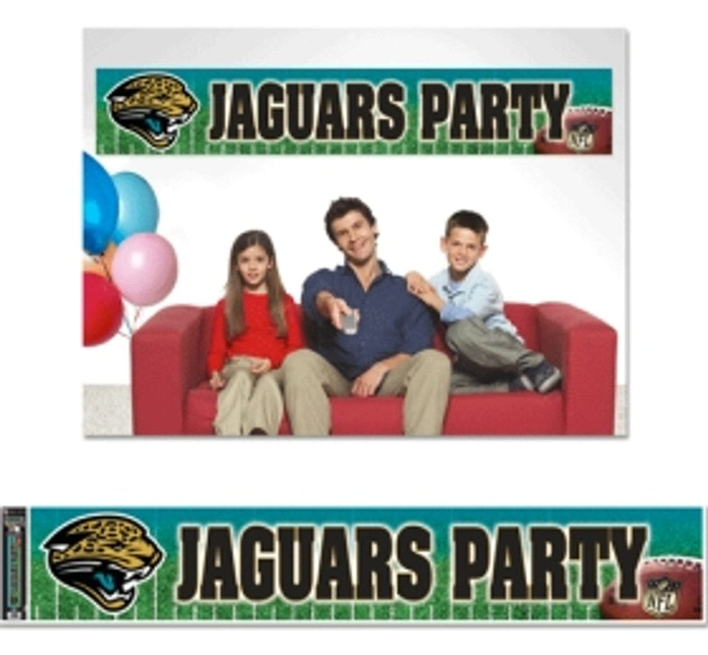 Jacksonville Jaguars Jacksonville Jaguars Banner 12x65 Party Style CO 032085488398