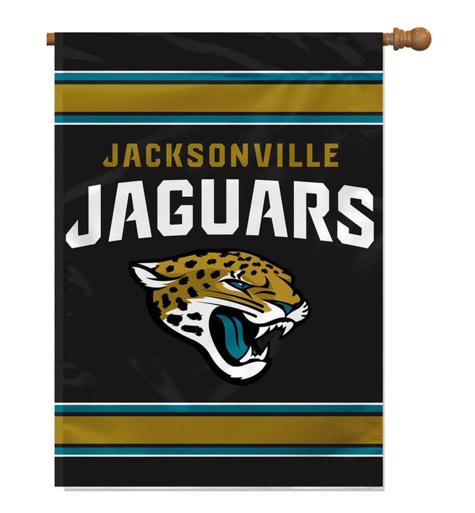 Jacksonville Jaguars Jacksonville Jaguars Banner 28x40 House Flag Style 2 Sided CO 023245948364