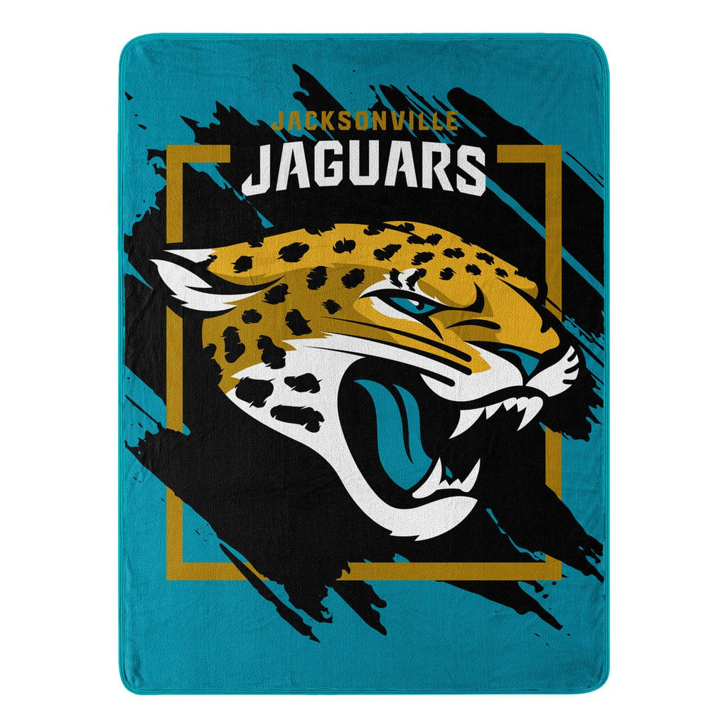 Blankets Jacksonville Jaguars Blanket 46x60 Micro Raschel Dimensional Design Rolled 190604331447