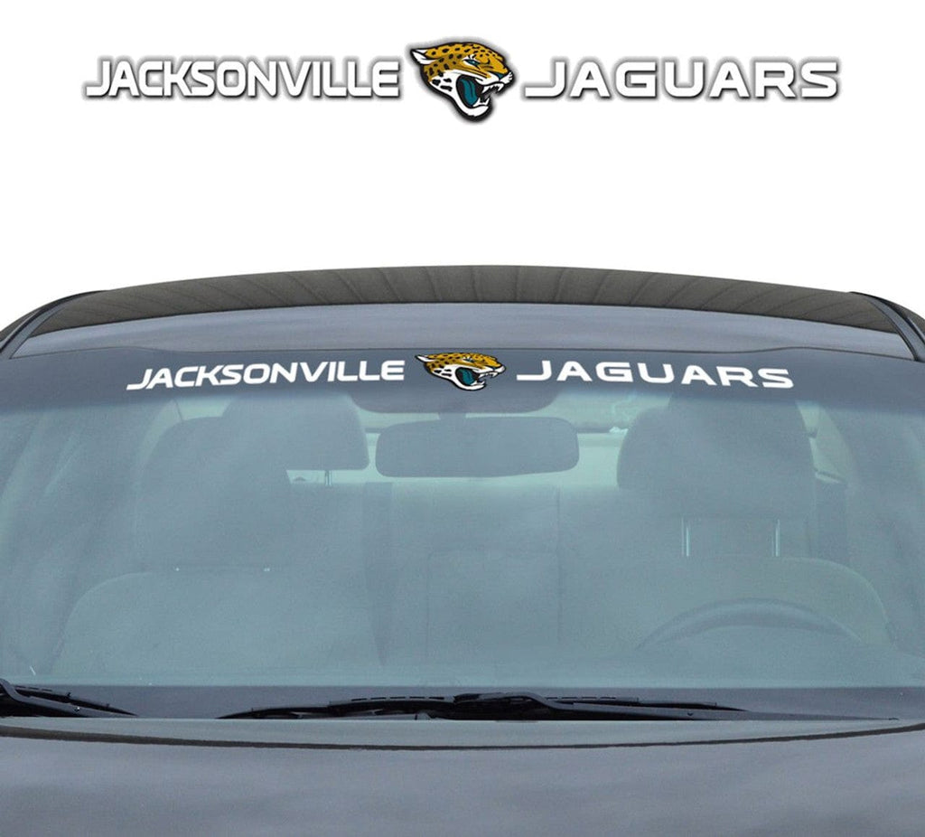 Decal 35x4 Windshield Style Jacksonville Jaguars Decal 35x4 Windshield 681620802146