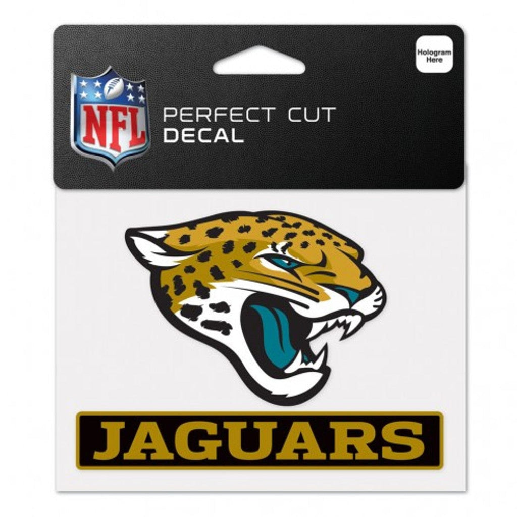 Decal 4.5x5.75 Perfect Cut Color Jacksonville Jaguars Decal 4.5x5.75 Perfect Cut Color 032085484758