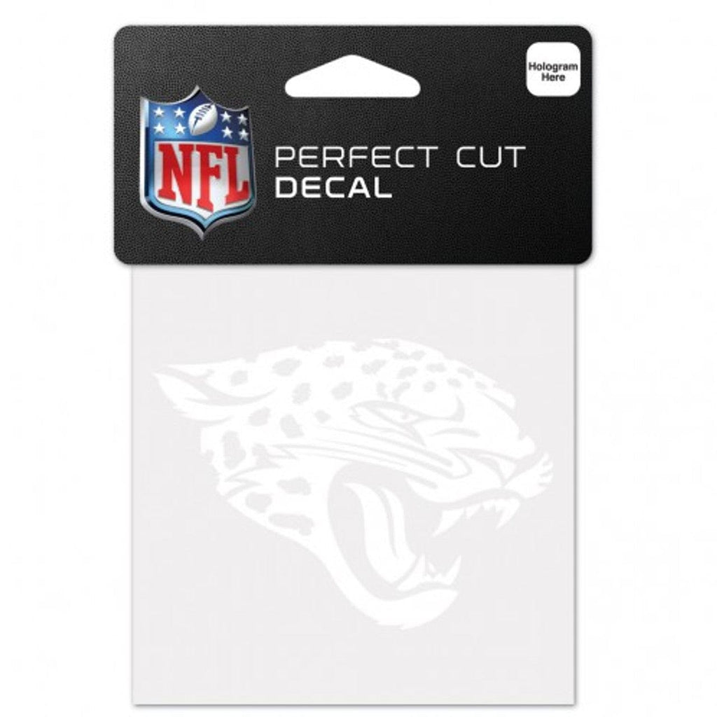 Decal 4x4 Perfect Cut White Jacksonville Jaguars Decal 4x4 Perfect Cut White 032085252524