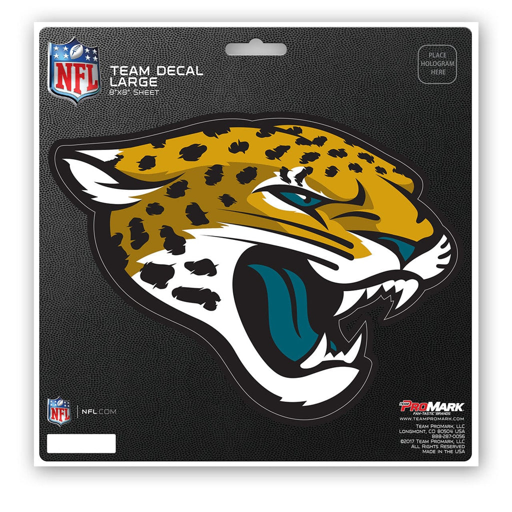 Decal 8x8 Die Cut Jacksonville Jaguars Decal 8x8 Die Cut 681620292145