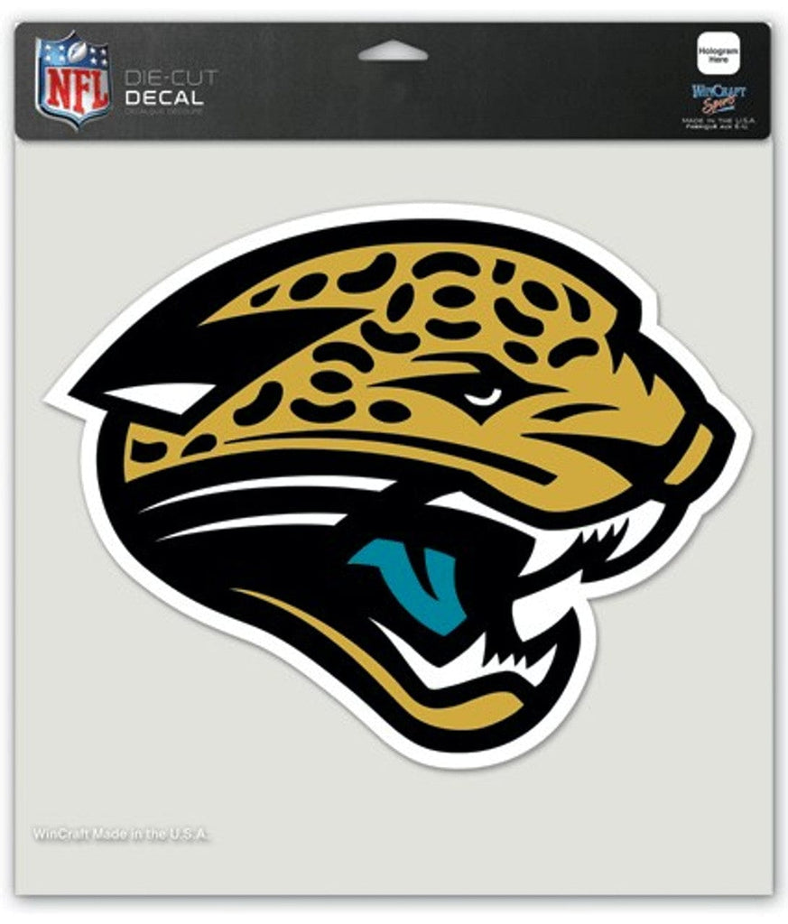 Decal 8x8 Perfect Cut Color Jacksonville Jaguars Decal 8x8 Die Cut Color 032085807946