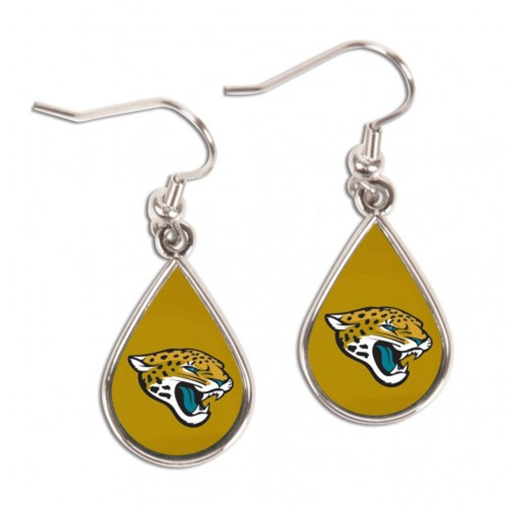 Jewelry Earrings Tear Drop Jacksonville Jaguars Earrings Tear Drop Style - Special Order 032085207050